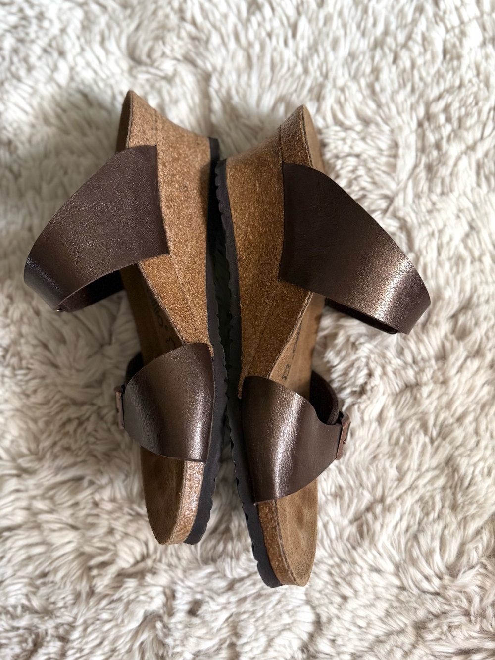 Birkenstock Papillio Dorothy Wedge - Bronze 41 - Picture 6 of 14